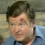 Benny as Claude Akins in 'Movin' On' from 'Humphrey Bumphrey: Continuity Announcer'
