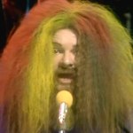Benny as Roy Wood in 'Supersonic'