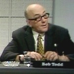 Bob Todd as himself, from 'Confrontation: Mervyn Cruddy Speaks Out' (March 29, 1973)